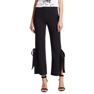 CINQ A SEPT lou black side slitpants